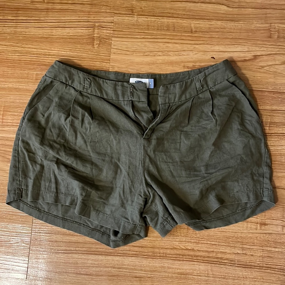 4/$25 OLD NAVY Linen Shorts 3 inch inseam Coastal